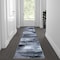 Flash Furniture Gray 2' x 7' Abstract Design Accent Area Rug ACD-RGTRZ863-27-GY-GG - alternate 1